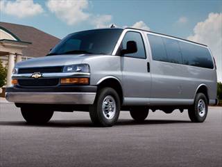 2011 Chevrolet Express 3500 Passenger LS Van 3D  photo